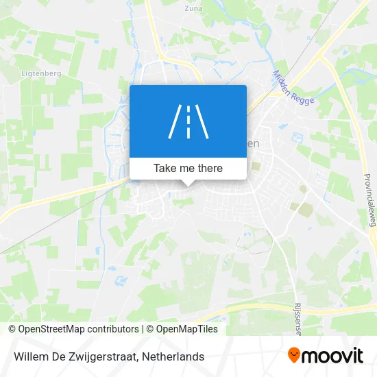 Willem De Zwijgerstraat map
