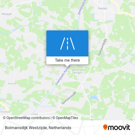 Bolmansdijk Westzijde map