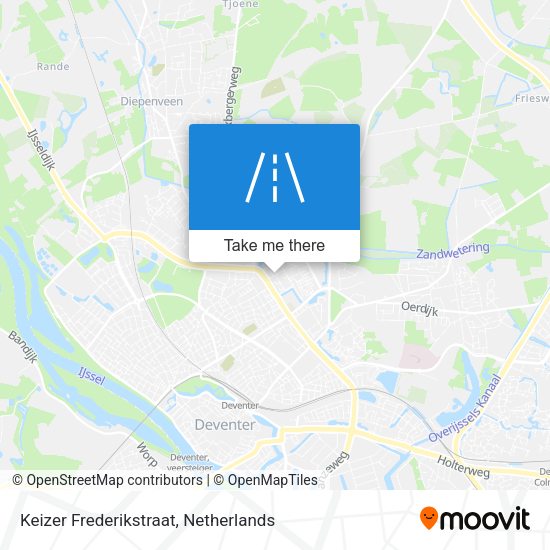 Keizer Frederikstraat map