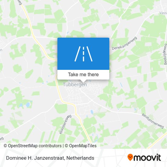 Dominee H. Janzenstraat map