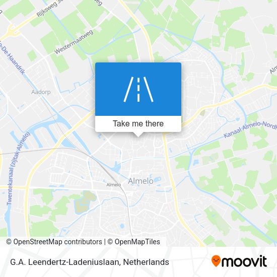 G.A. Leendertz-Ladeniuslaan map