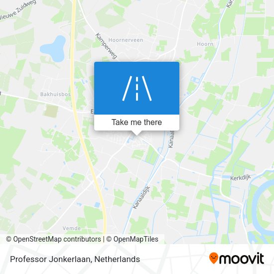 Professor Jonkerlaan map