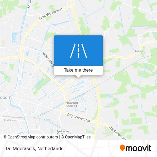 De Moeraseik map