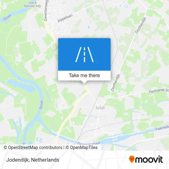 Jodendijk Karte