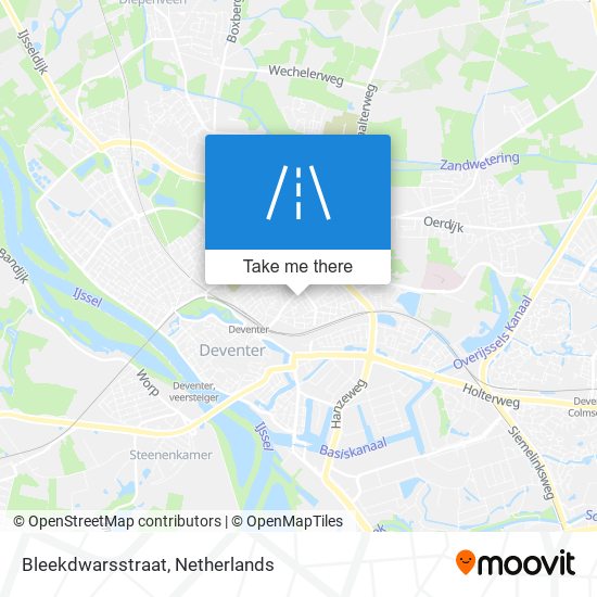 Bleekdwarsstraat map