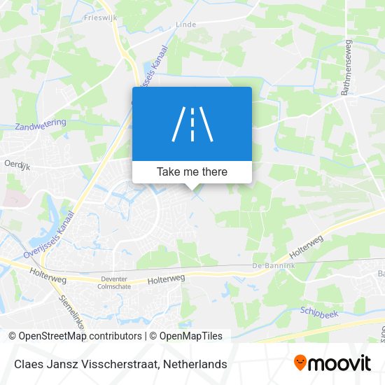 Claes Jansz Visscherstraat map