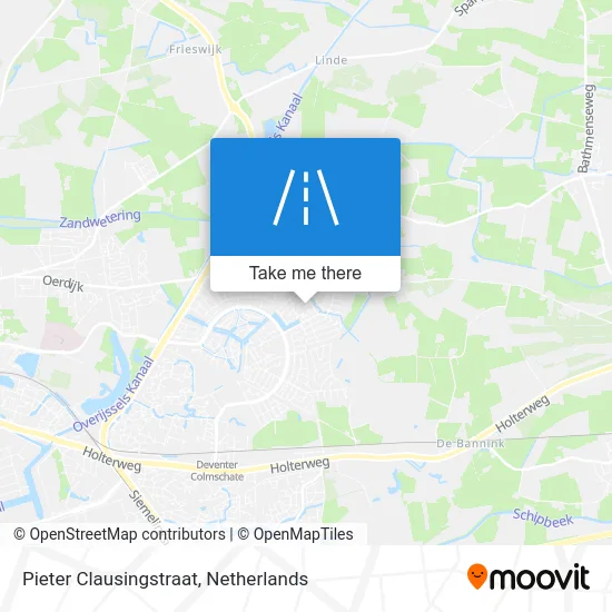 Pieter Clausingstraat map