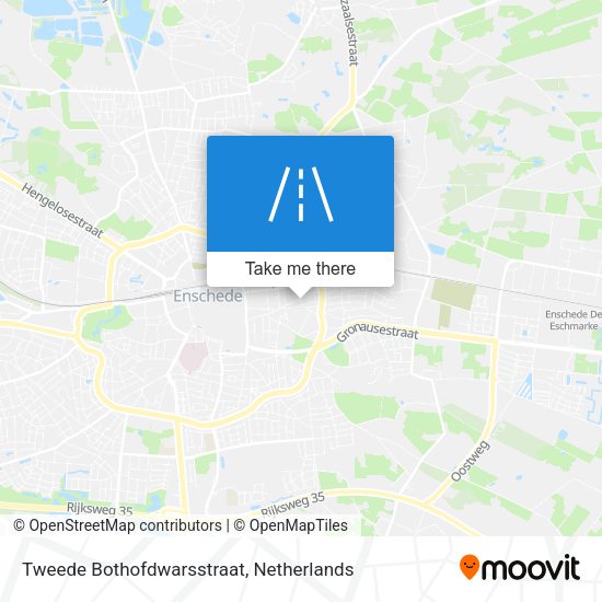 Tweede Bothofdwarsstraat map