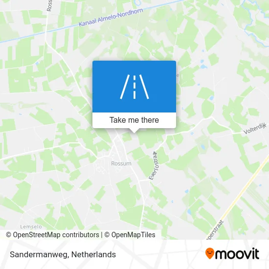 Sandermanweg map