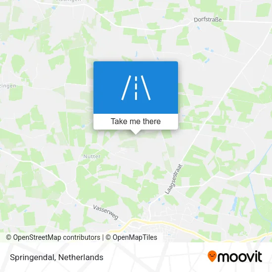 Springendal map