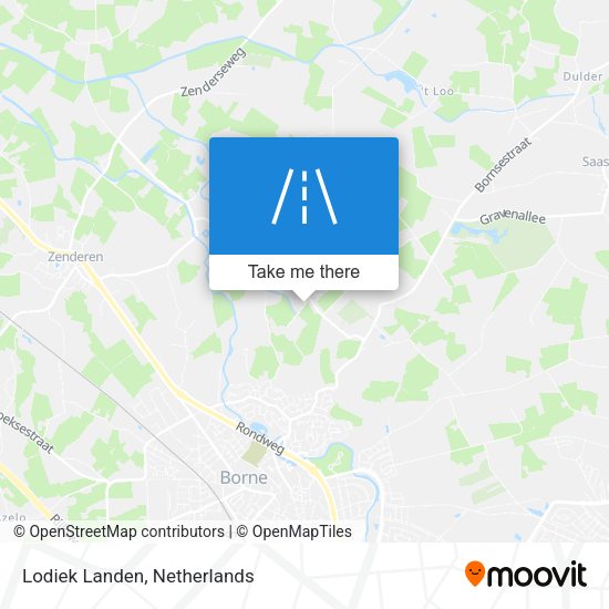 Lodiek Landen map