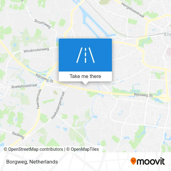 Borgweg map