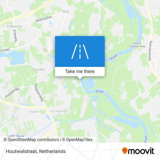 Houtwalstraat map