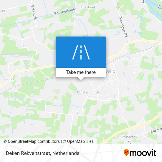 Deken Rekveltstraat map
