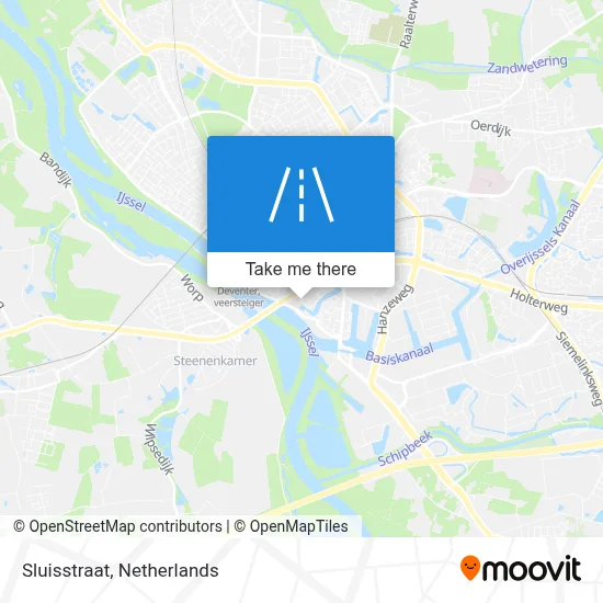 Sluisstraat map
