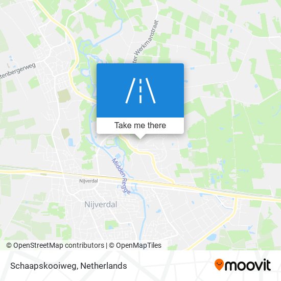 Schaapskooiweg map