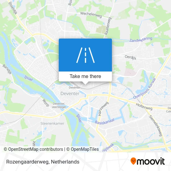 Rozengaarderweg Karte