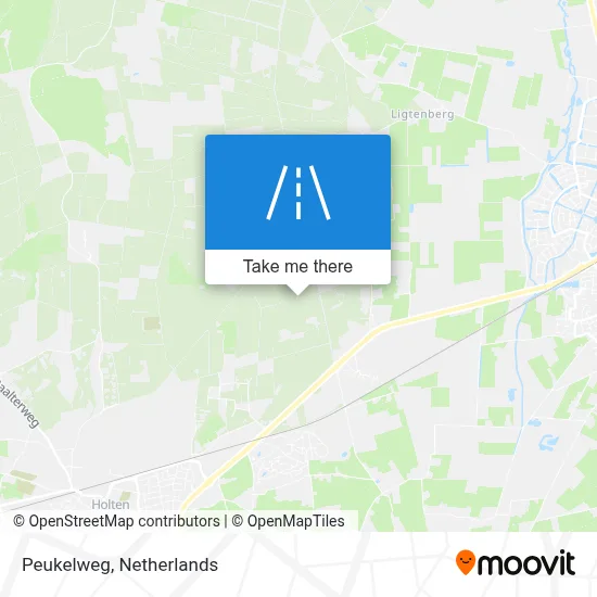Peukelweg map