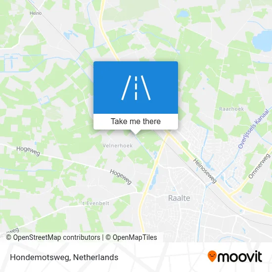 Hondemotsweg map