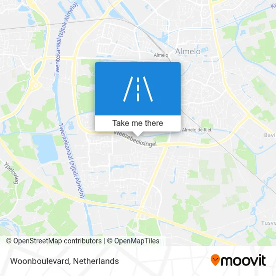 Woonboulevard map
