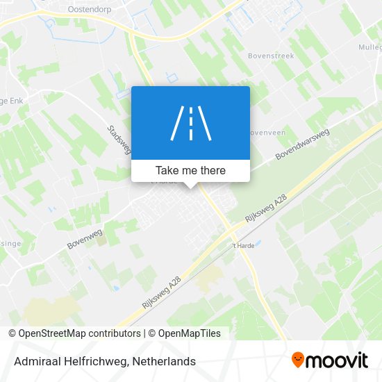 Admiraal Helfrichweg map