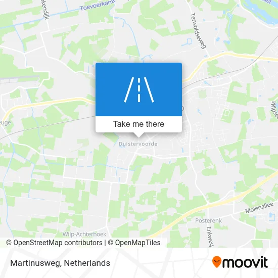 Martinusweg map