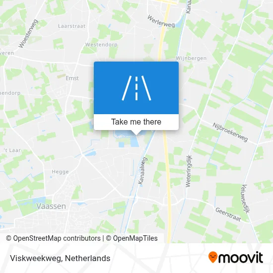 Viskweekweg map