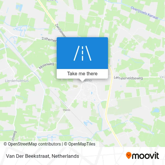 Van Der Beekstraat map