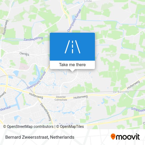 Bernard Zweersstraat map