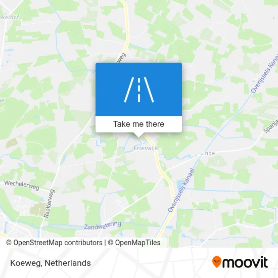Koeweg map