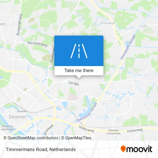 Timmermansweg map