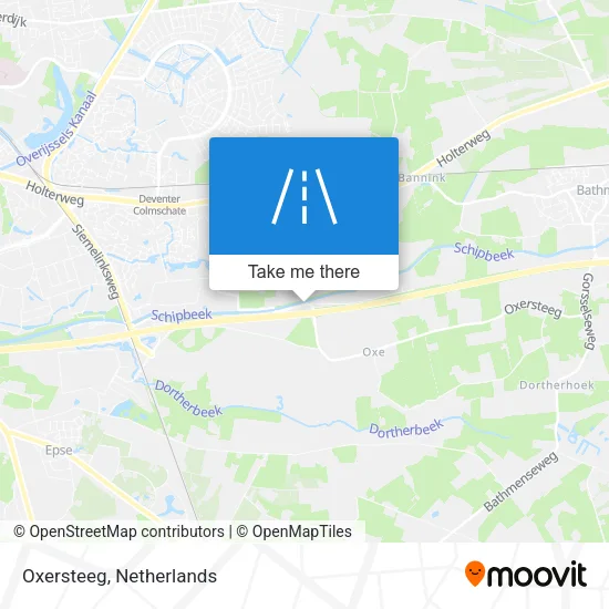 Oxersteeg map