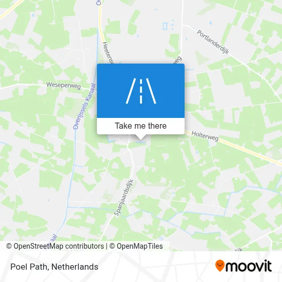 Poelpad map