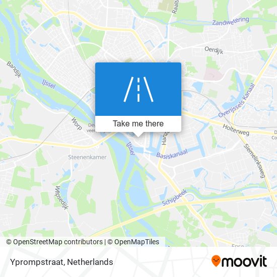 Yprompstraat map