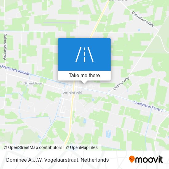 Dominee A.J.W. Vogelaarstraat map