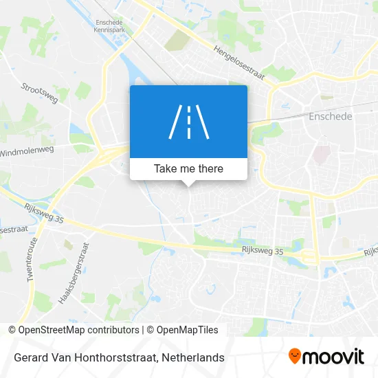 Gerard Van Honthorststraat map