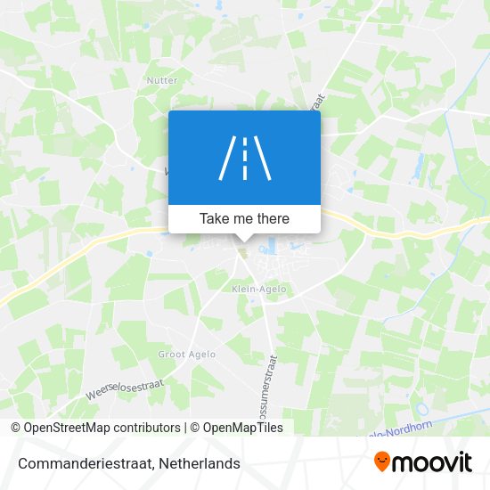 Commanderiestraat map