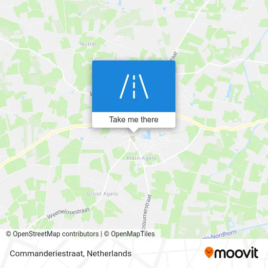 Commanderiestraat map