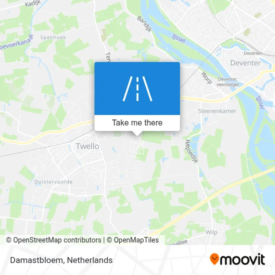 Damastbloem map
