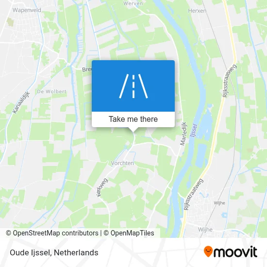 Oude Ijssel map