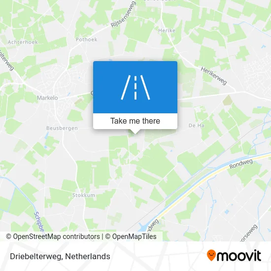 Driebelterweg map