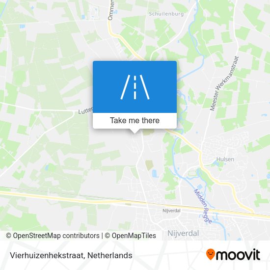 Vierhuizenhekstraat map
