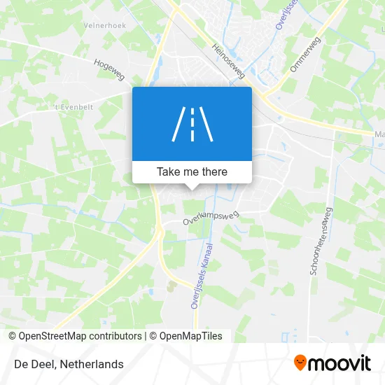 De Deel map