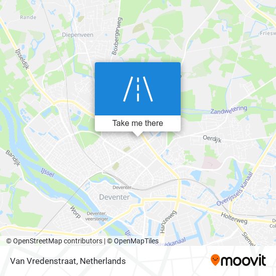 Van Vredenstraat map