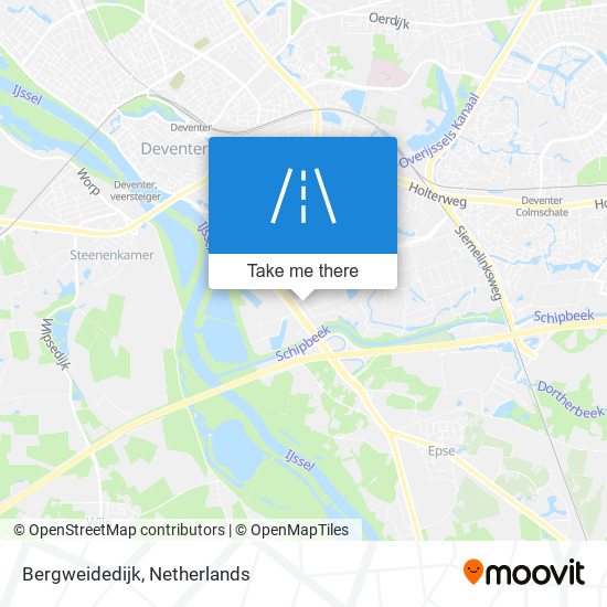 Bergweidedijk map