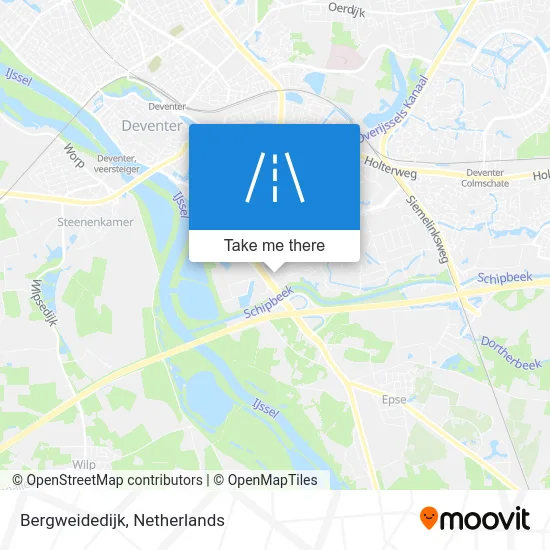 Bergweidedijk map