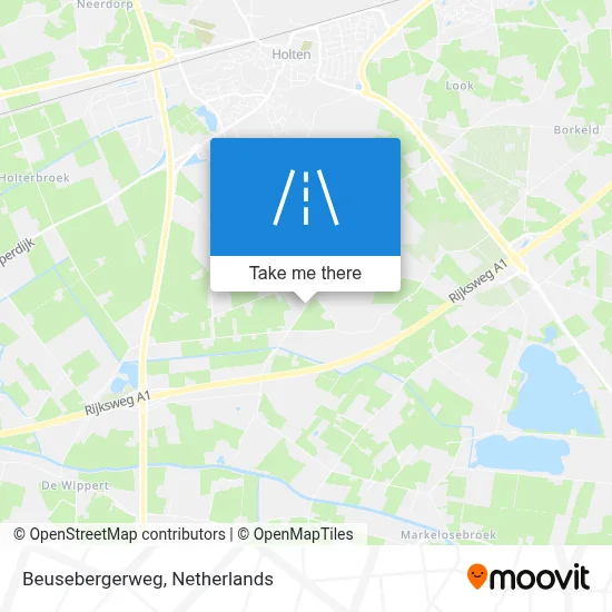 Beusebergerweg map