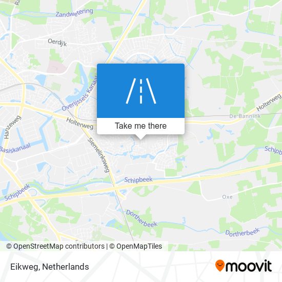 Eikweg map