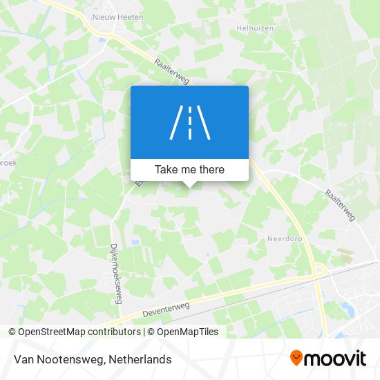 Van Nootensweg map