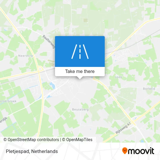 Pletjespad map